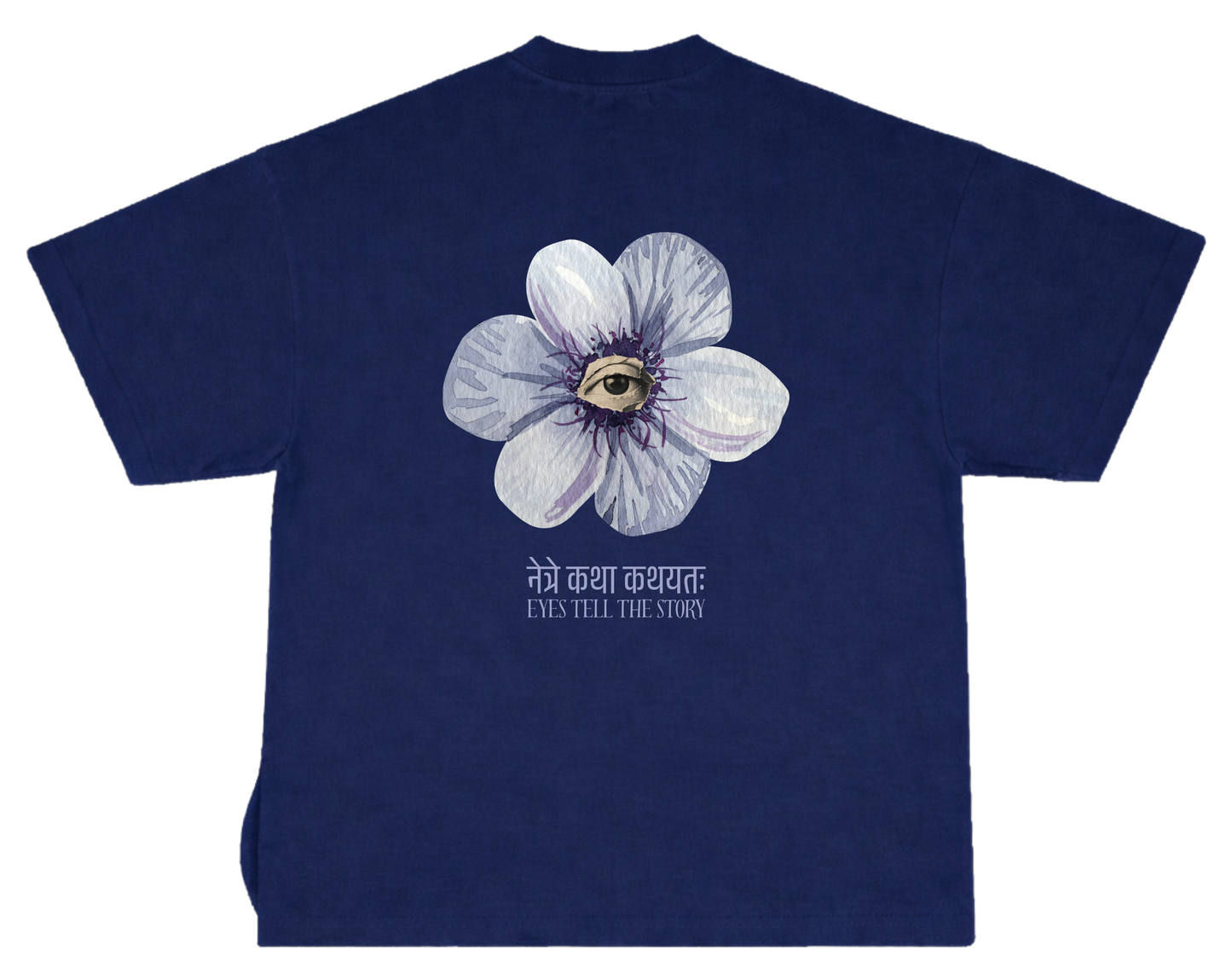 नेत्रे कथा कथयतः – UNISEX OVERSIZED CLASSIC T-SHIRT
