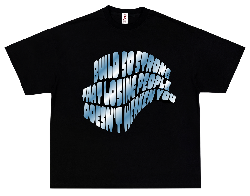 BUILD STRONG – OVERSIZED TERRY T-SHIRT