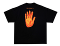 SCRIPTEDX HAND DESIGN – OVERSIZED TERRY T-SHIRT