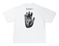 SCRIPTEDX HAND DESIGN – OVERSIZED TERRY T-SHIRT