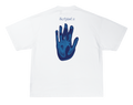 SCRIPTEDX HAND DESIGN – OVERSIZED TERRY T-SHIRT