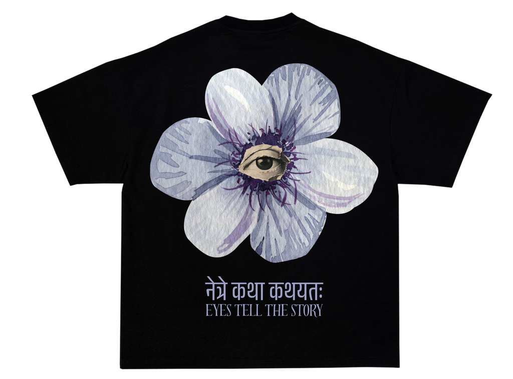 नेत्रे कथा कथयतः – UNISEX OVERSIZED CLASSIC T-SHIRT
