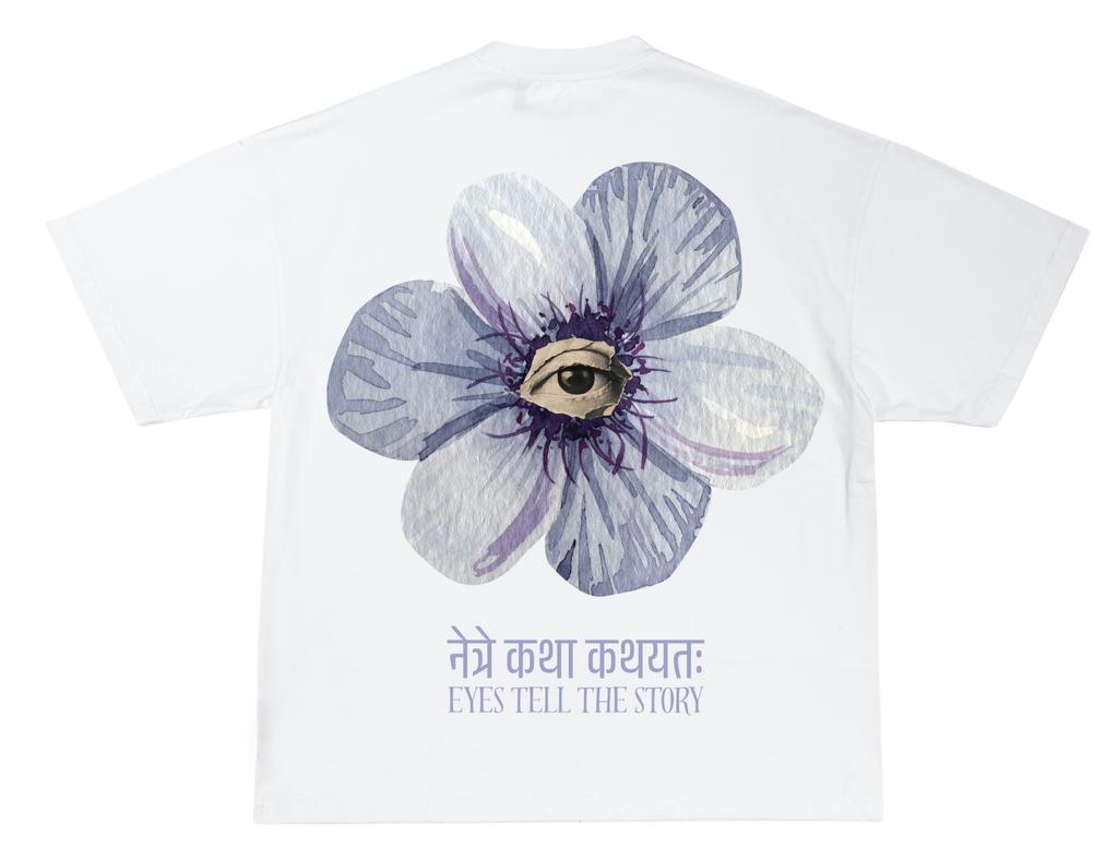 नेत्रे कथा कथयतः – UNISEX OVERSIZED CLASSIC T-SHIRT