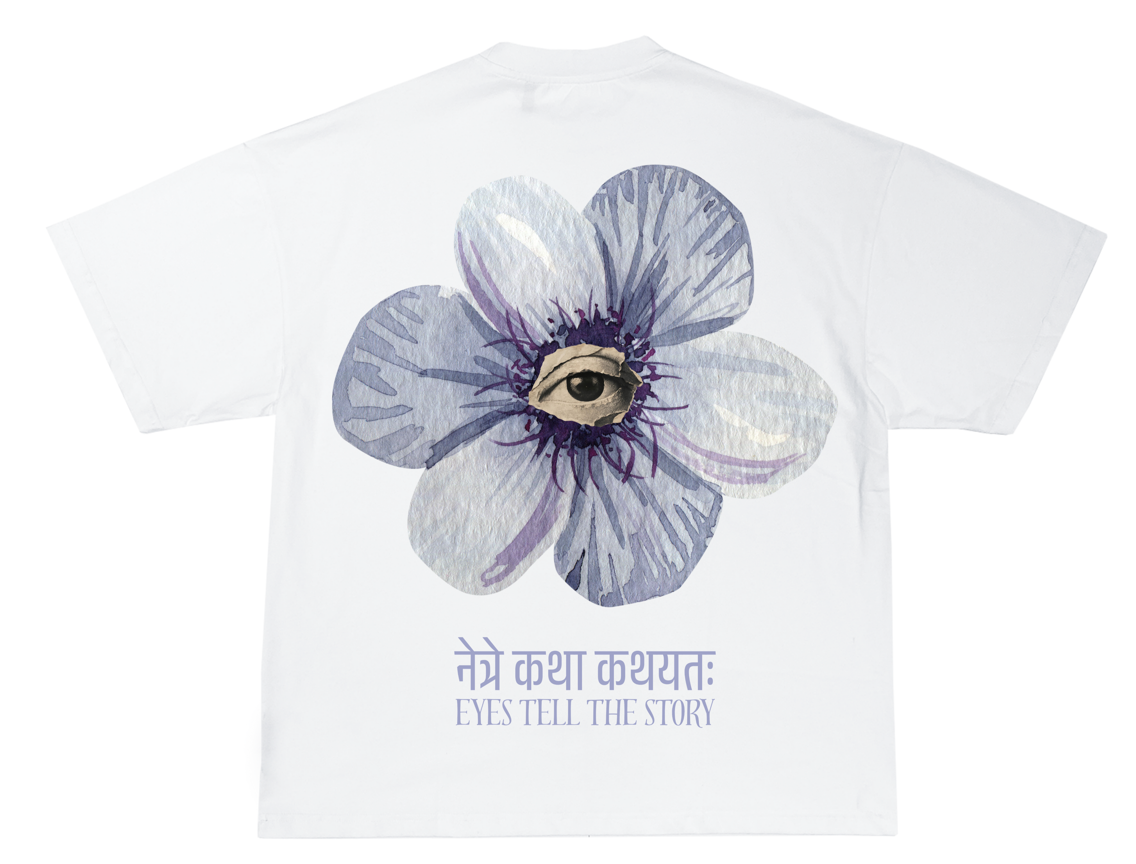नेत्रे कथा कथयतः – UNISEX OVERSIZED CLASSIC T-SHIRT