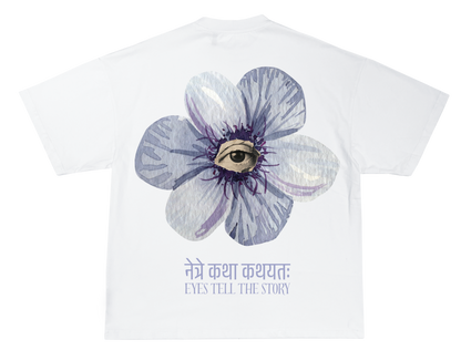 नेत्रे कथा कथयतः – UNISEX OVERSIZED CLASSIC T-SHIRT