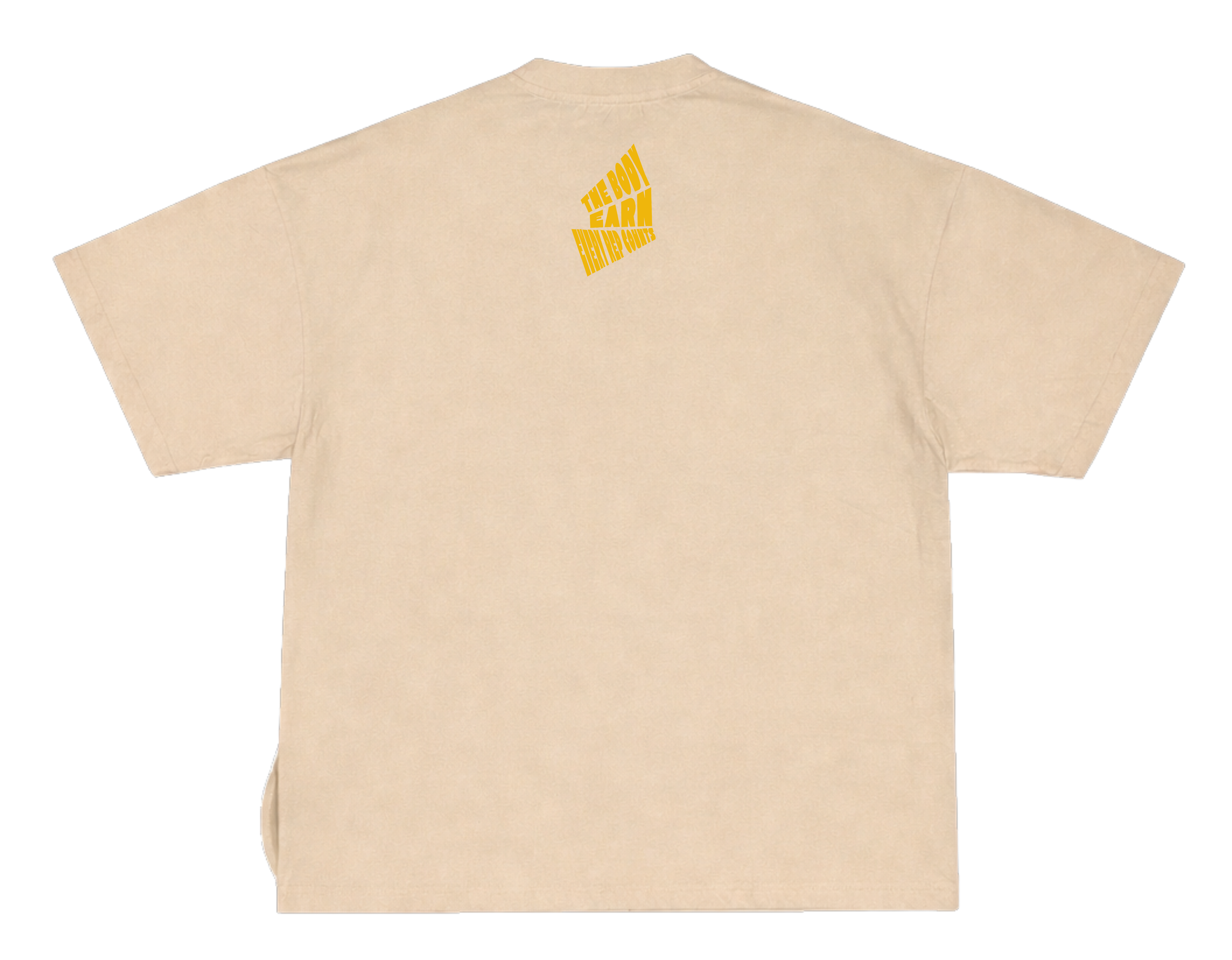 THE BODY EARNS EVERY REP – OVERSIZED STANDARD T-SHIRT