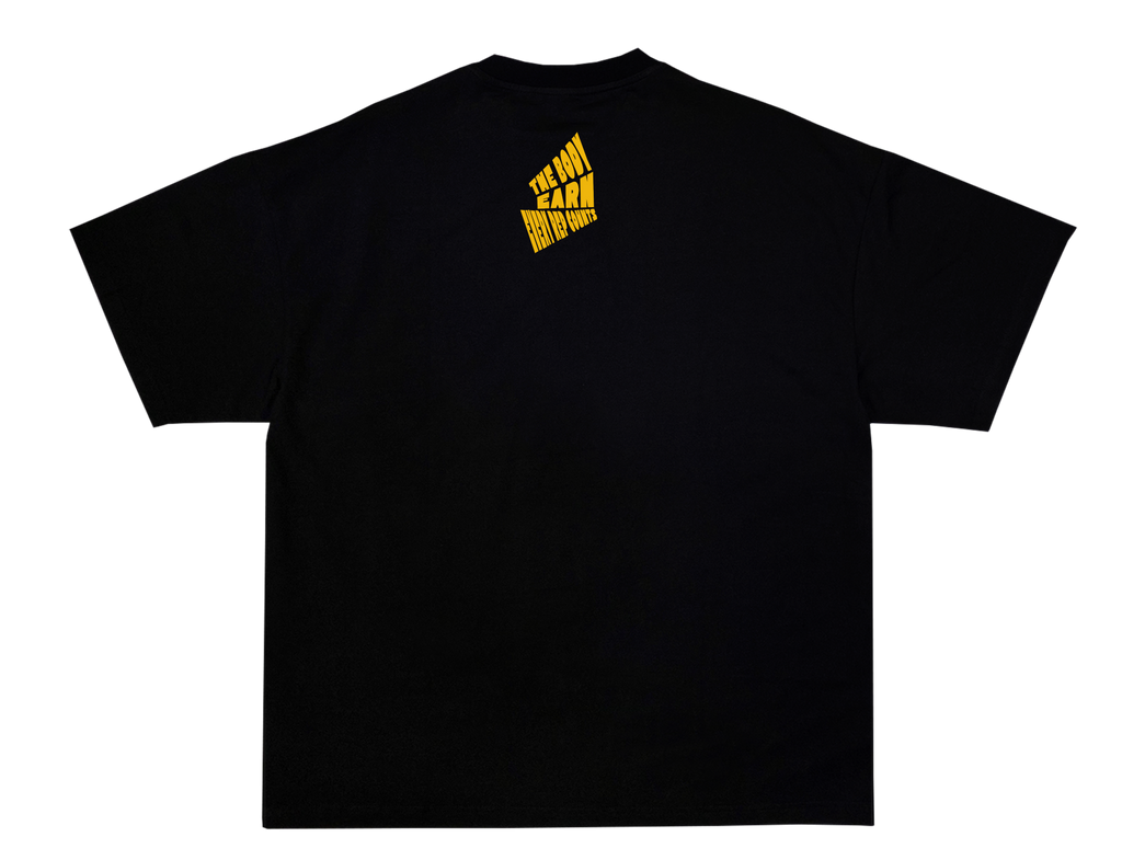 THE BODY EARNS EVERY REP – OVERSIZED STANDARD T-SHIRT