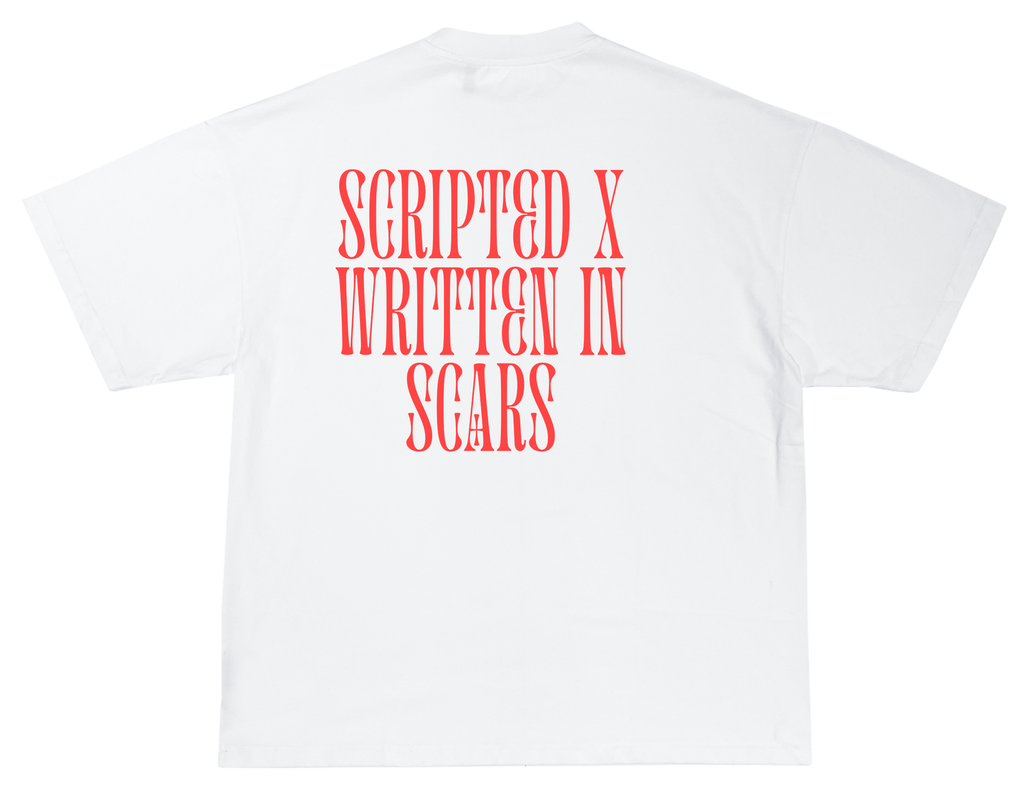 WRITTEN IN SCARS – OVERSIZED STANDARD T-SHIRT