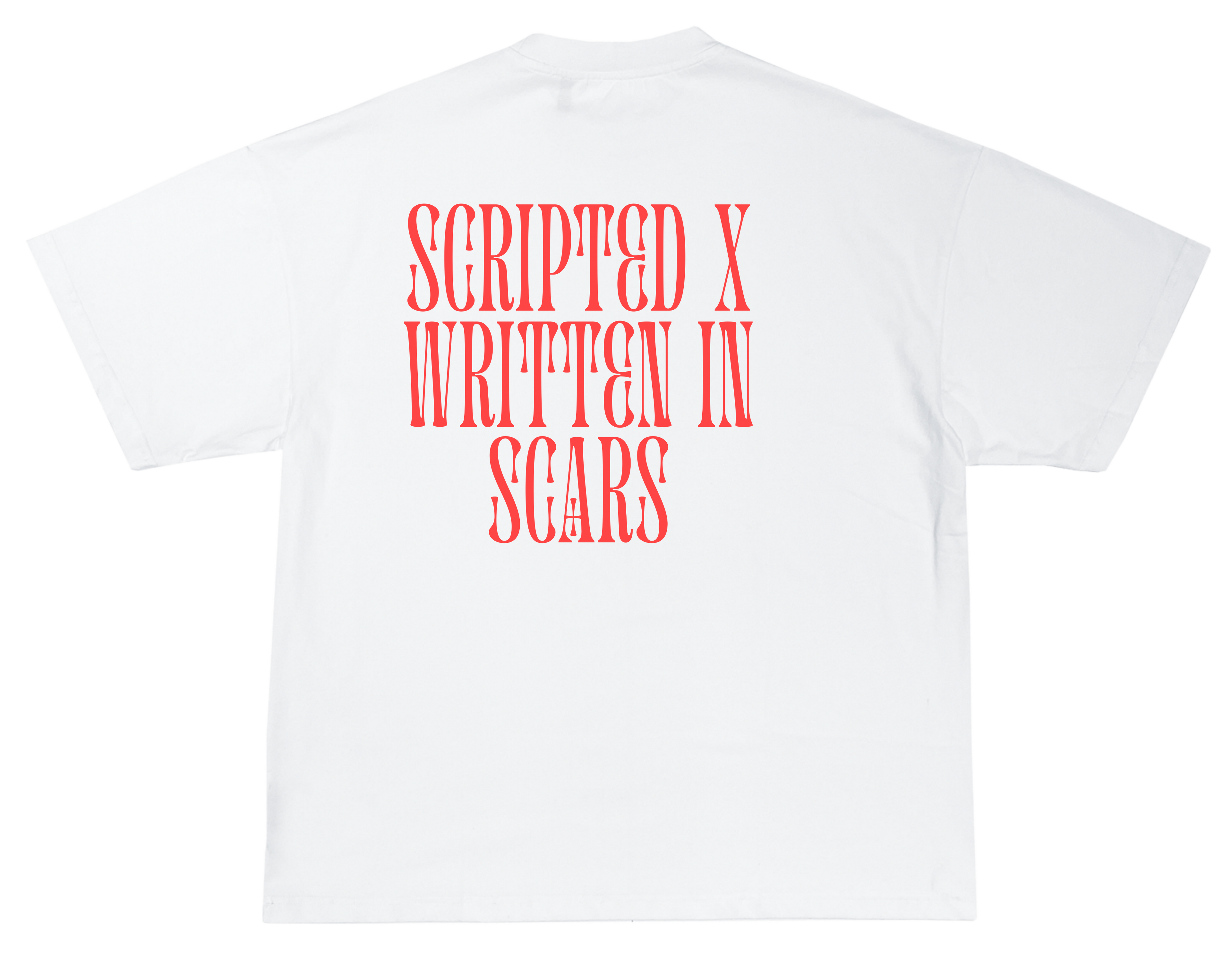 WRITTEN IN SCARS – OVERSIZED STANDARD T-SHIRT