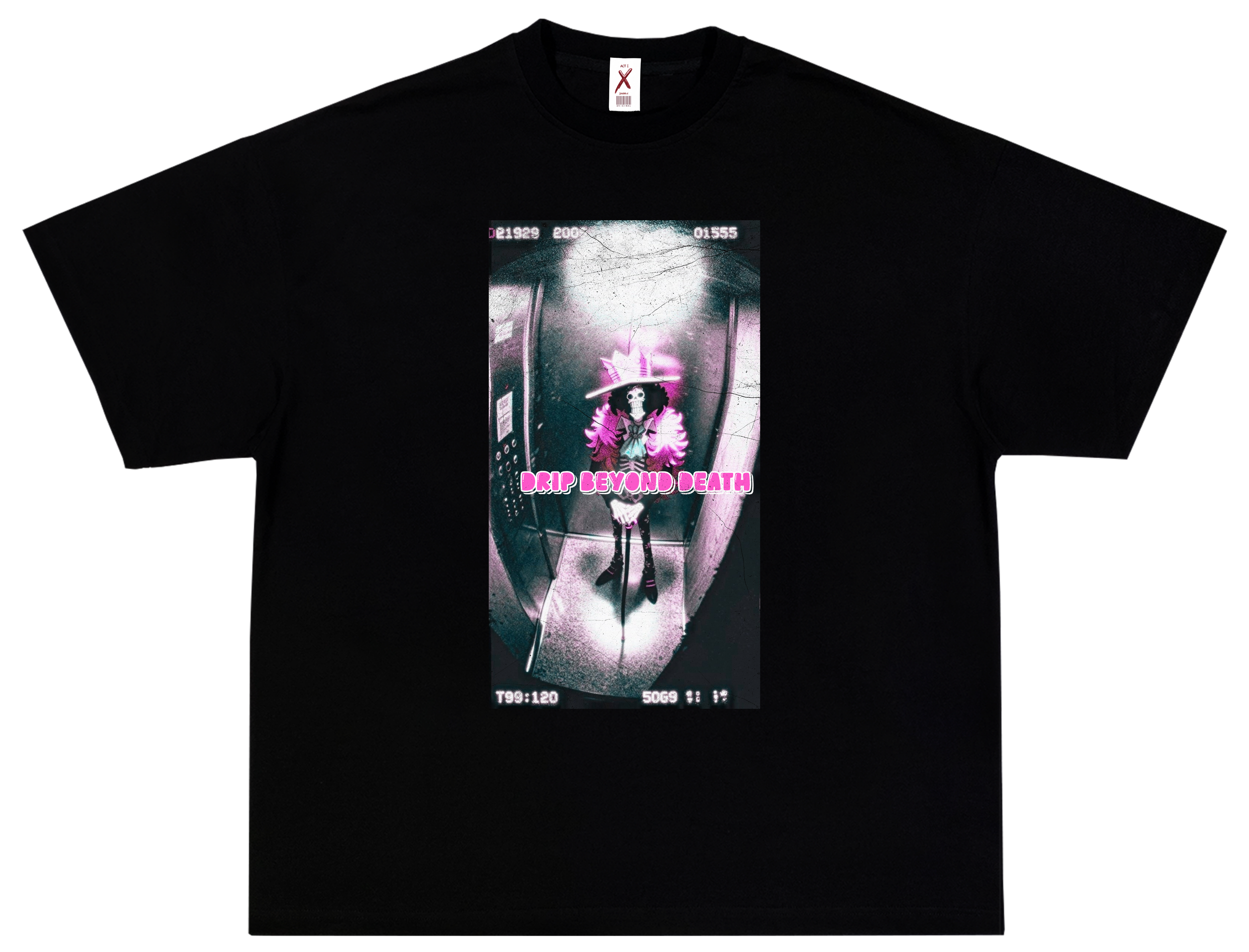 DRIP BEYOND DEATH – OVERSIZED TERRY T-SHIRT