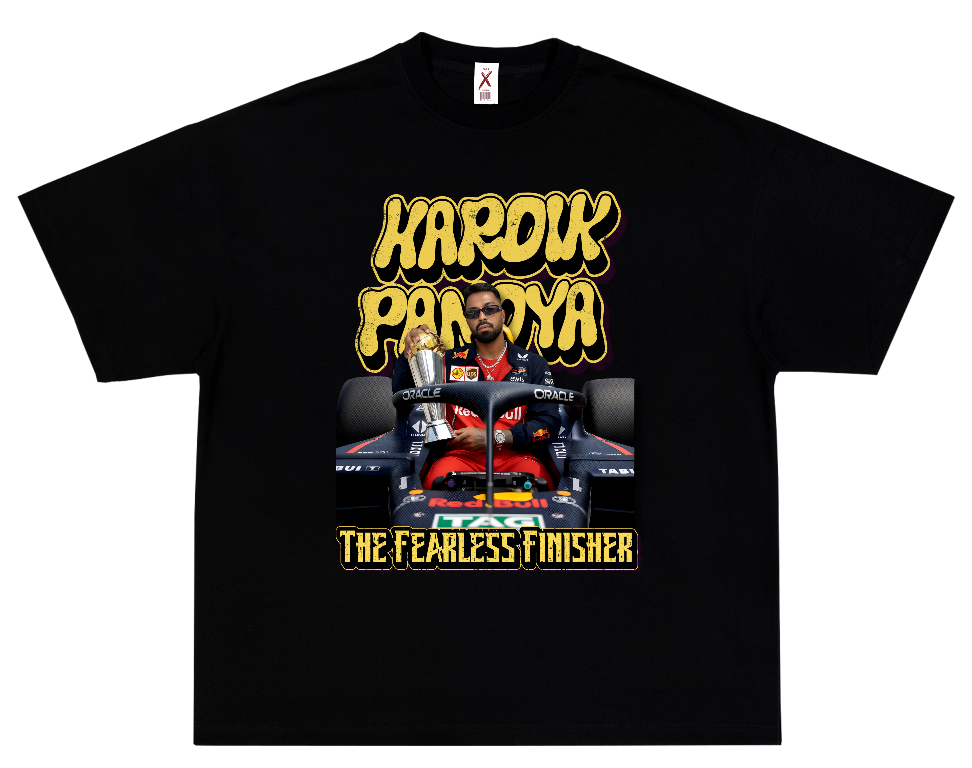 THE FEARLESS FINISHER – OVERSIZED TERRY T-SHIRT