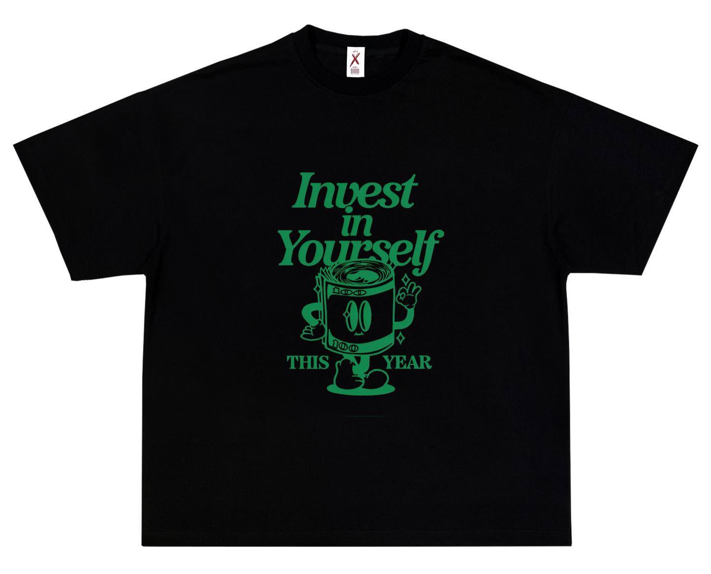 INVEST YOURSELF – OVERSIZED CLASSIC T-SHIRT