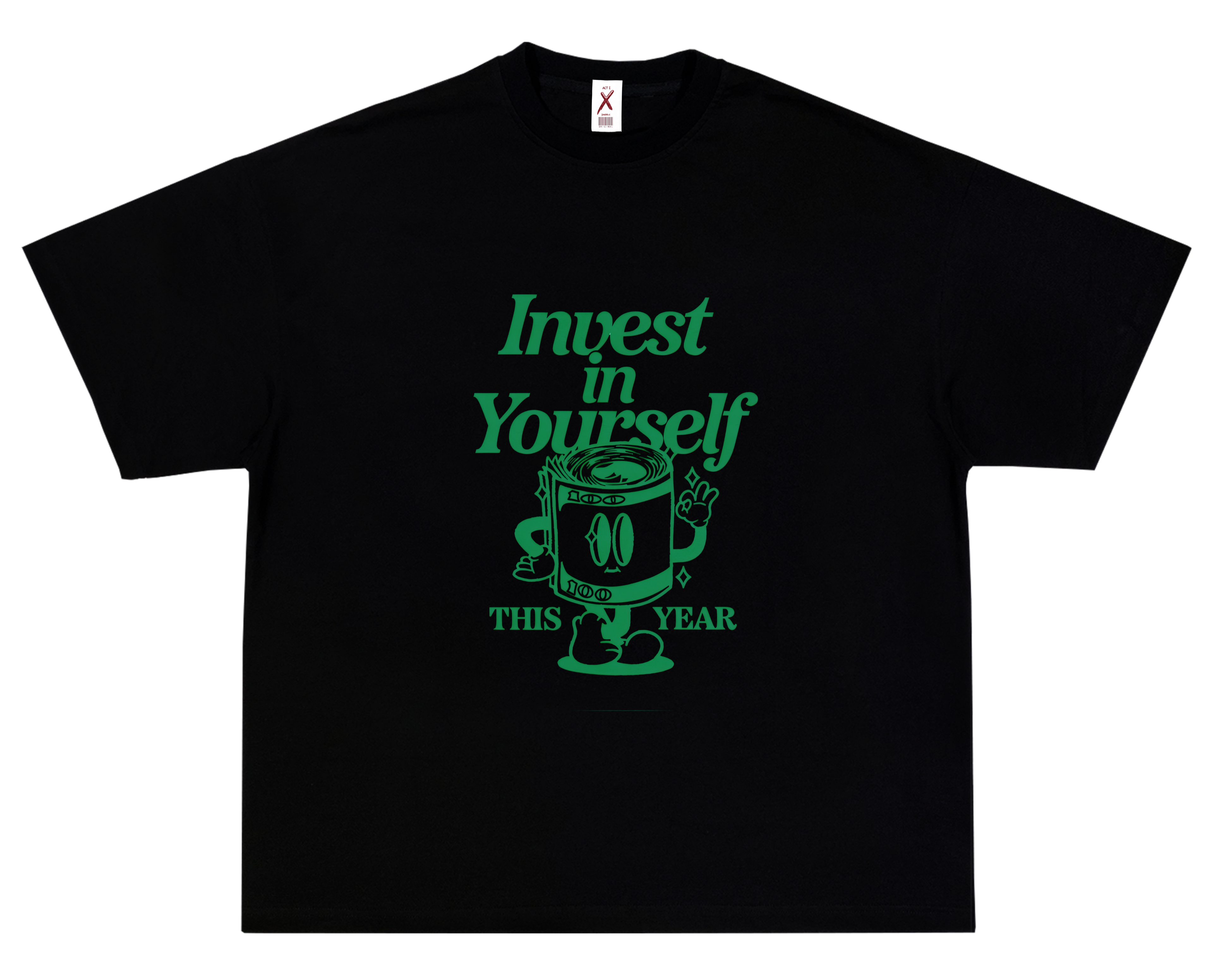 INVEST YOURSELF – OVERSIZED CLASSIC T-SHIRT