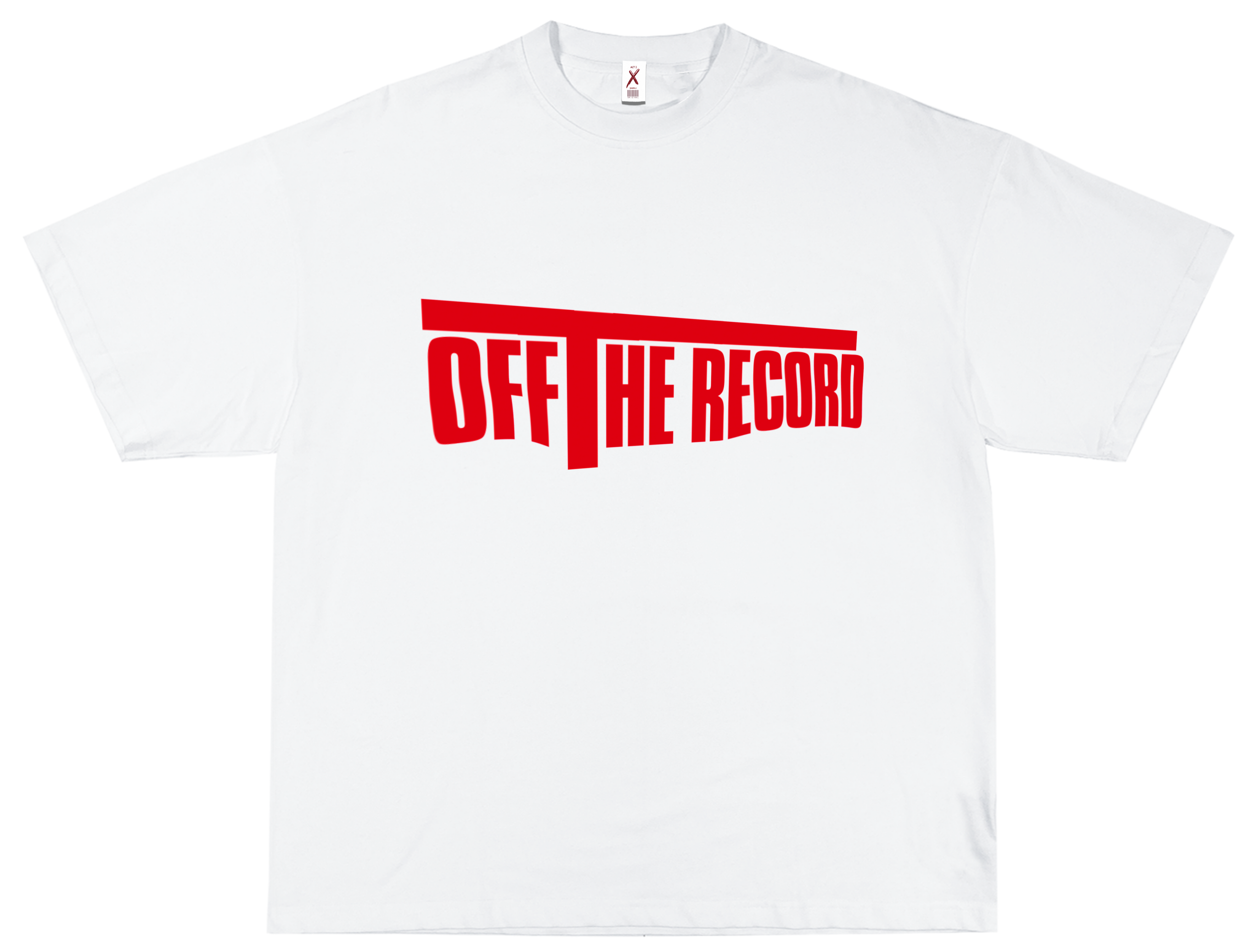 OFF THE RECORD – OVERSIZED STANDARD T-SHIRT