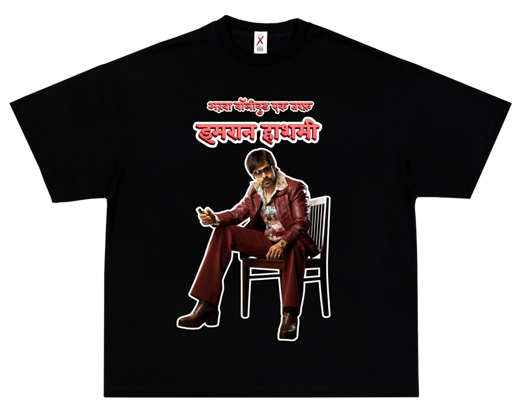 BOLLYWOOD / HASHMI – OVERSIZED TERRY T-SHIRT