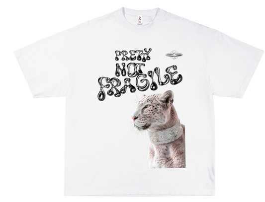 PRETTY NOT FRAGILE – UNISEX OVERSIZED CLASSIC T-SHIRT