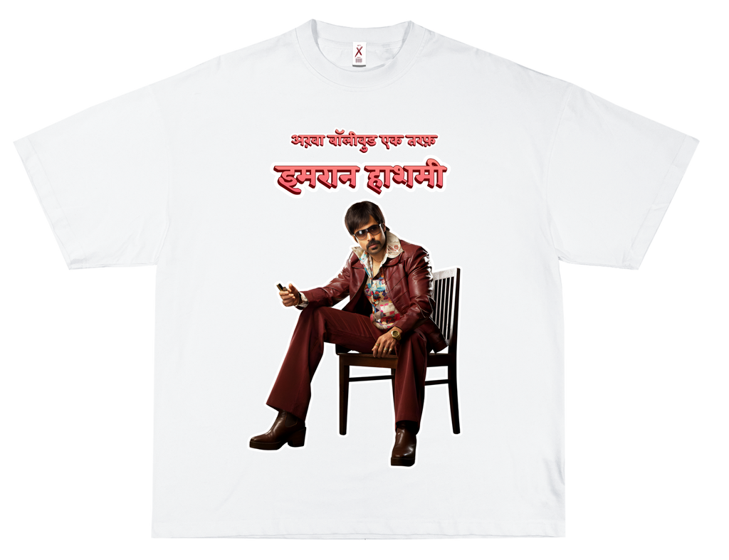 BOLLYWOOD / HASHMI – OVERSIZED TERRY T-SHIRT