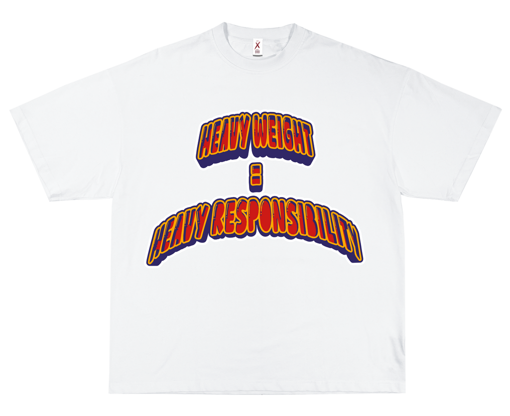 HEAVY RESPONSIBILITY – OVERSIZED TERRY T-SHIRT (GYM)