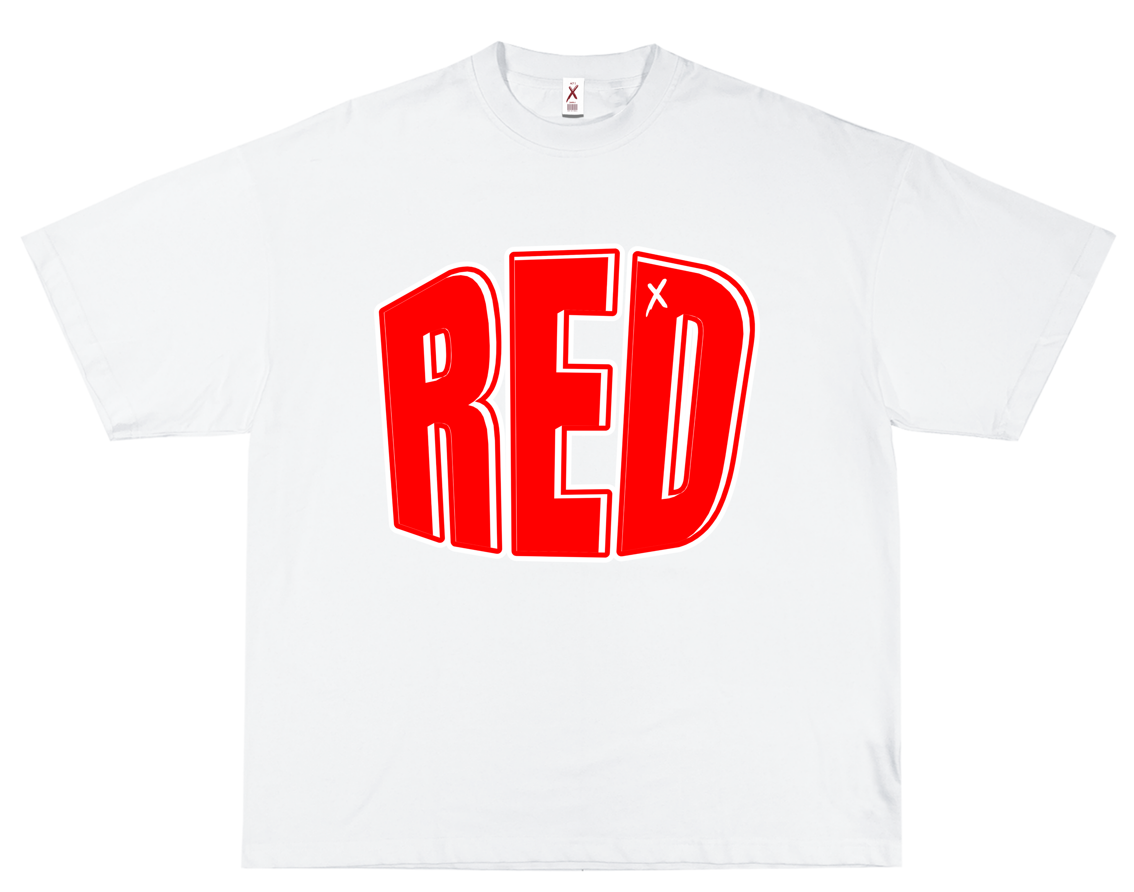 RED – OVERSIZED STANDARD T-SHIRT