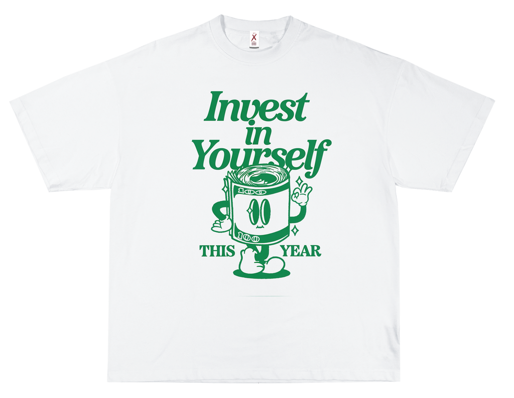 INVEST YOURSELF – OVERSIZED CLASSIC T-SHIRT