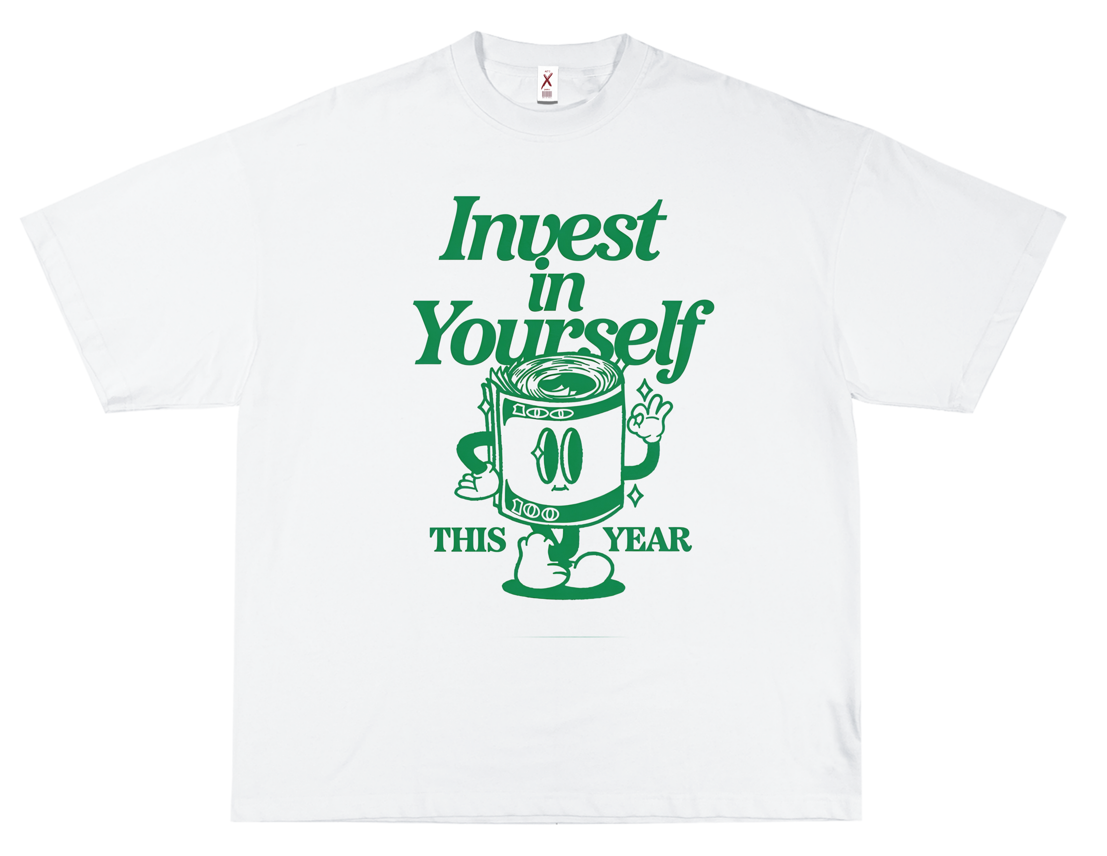 INVEST YOURSELF – OVERSIZED CLASSIC T-SHIRT