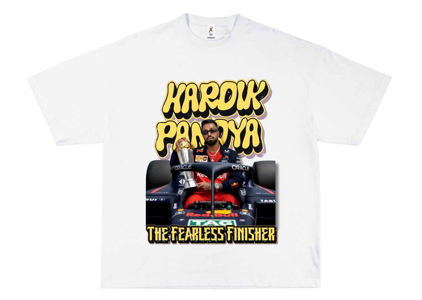 THE FEARLESS FINISHER – OVERSIZED TERRY T-SHIRT