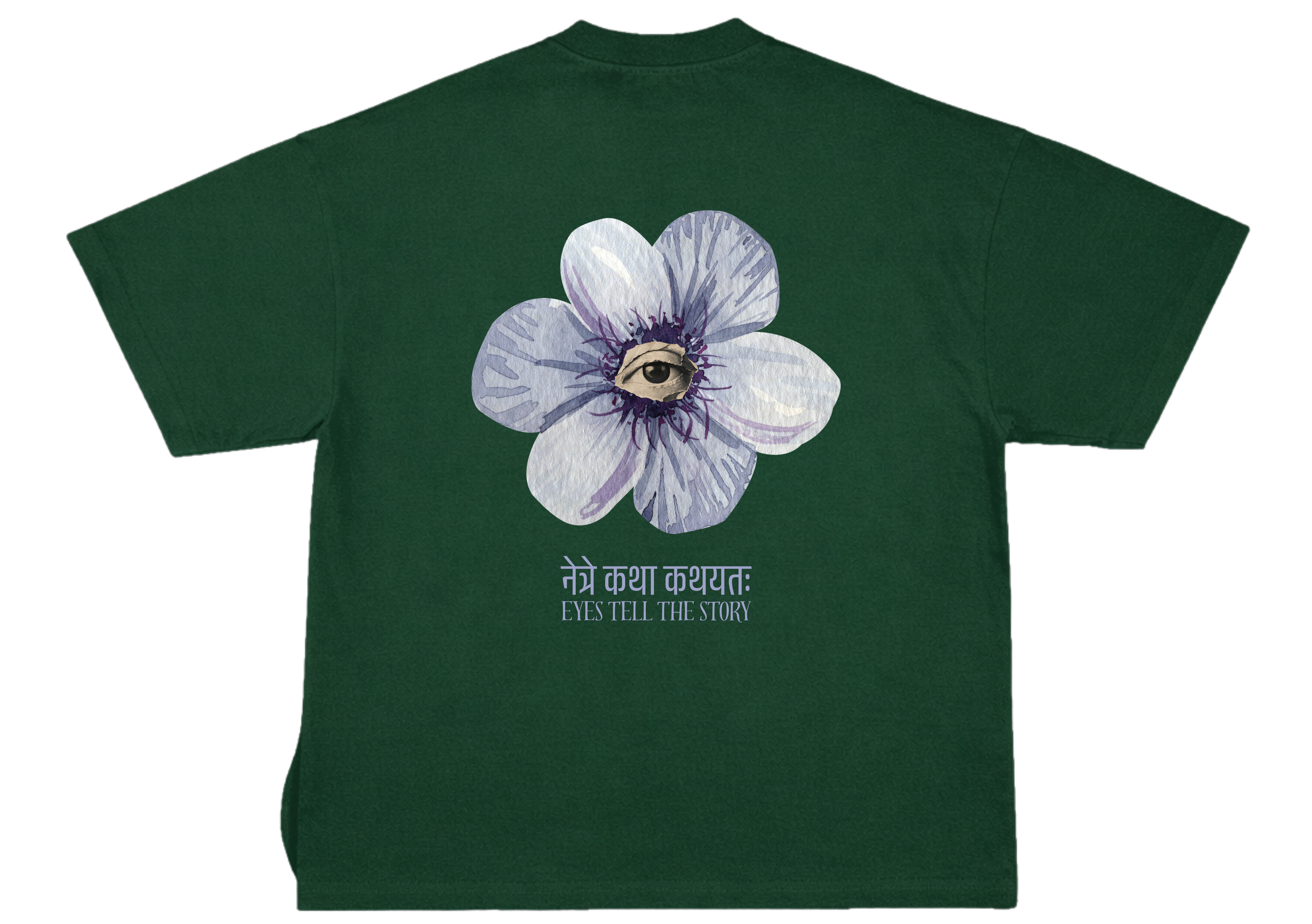 नेत्रे कथा कथयतः – UNISEX OVERSIZED CLASSIC T-SHIRT