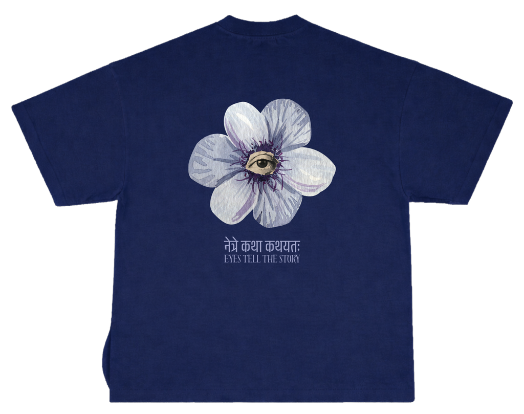 नेत्रे कथा कथयतः – UNISEX OVERSIZED CLASSIC T-SHIRT