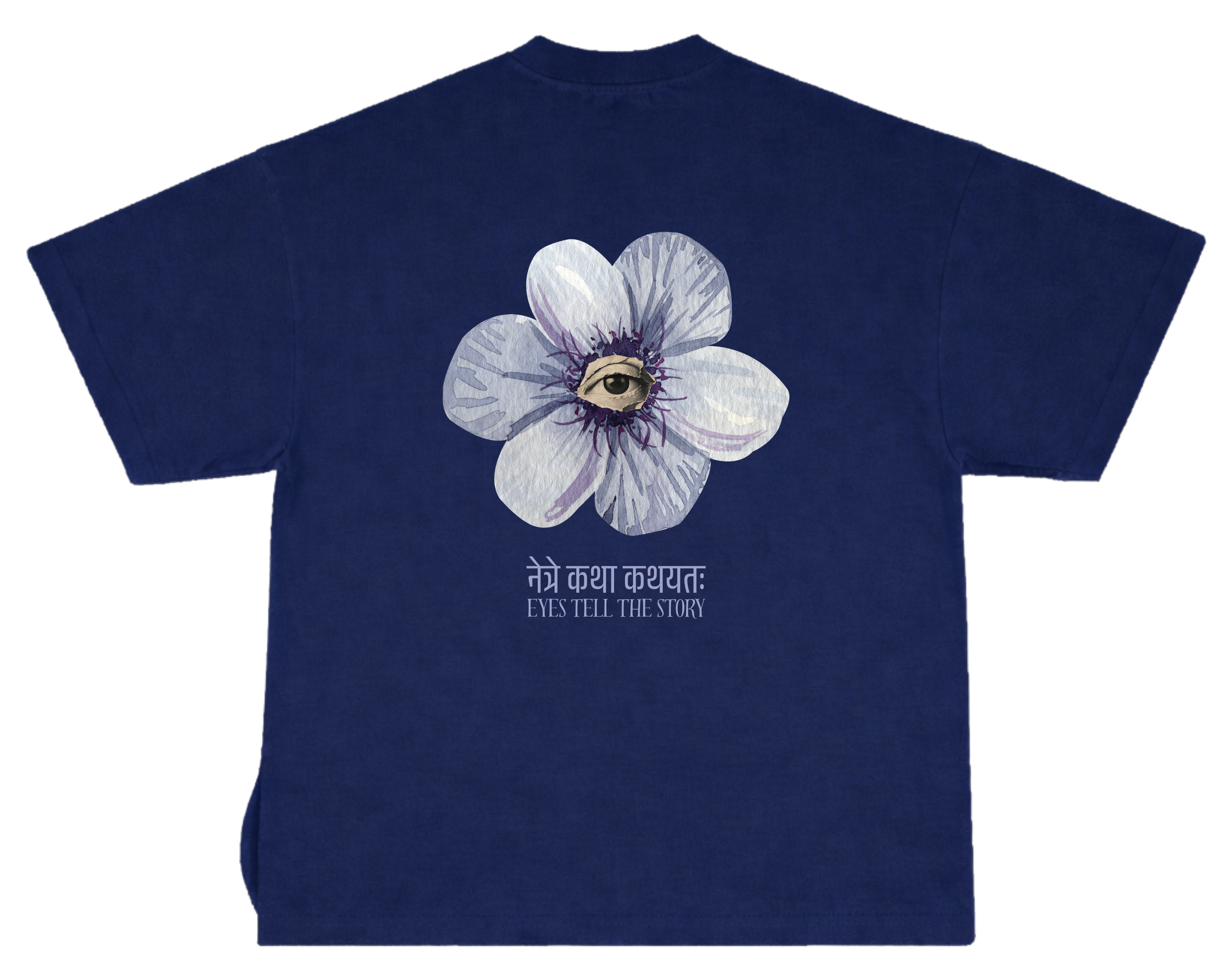 नेत्रे कथा कथयतः – UNISEX OVERSIZED CLASSIC T-SHIRT