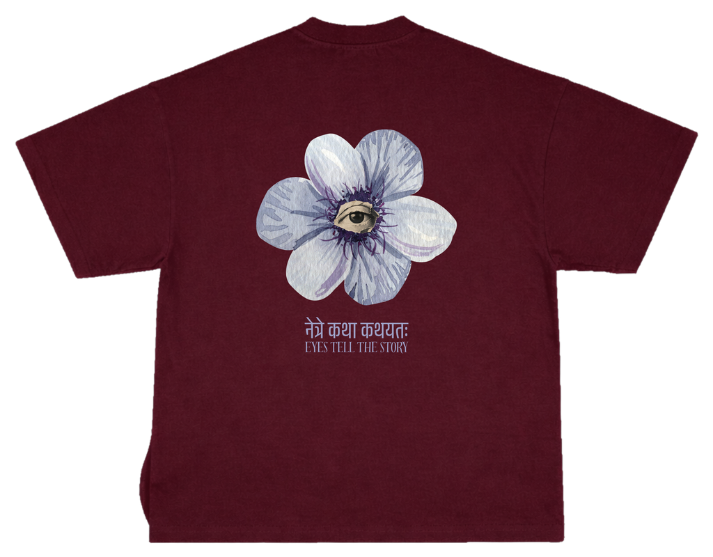 नेत्रे कथा कथयतः – UNISEX OVERSIZED CLASSIC T-SHIRT