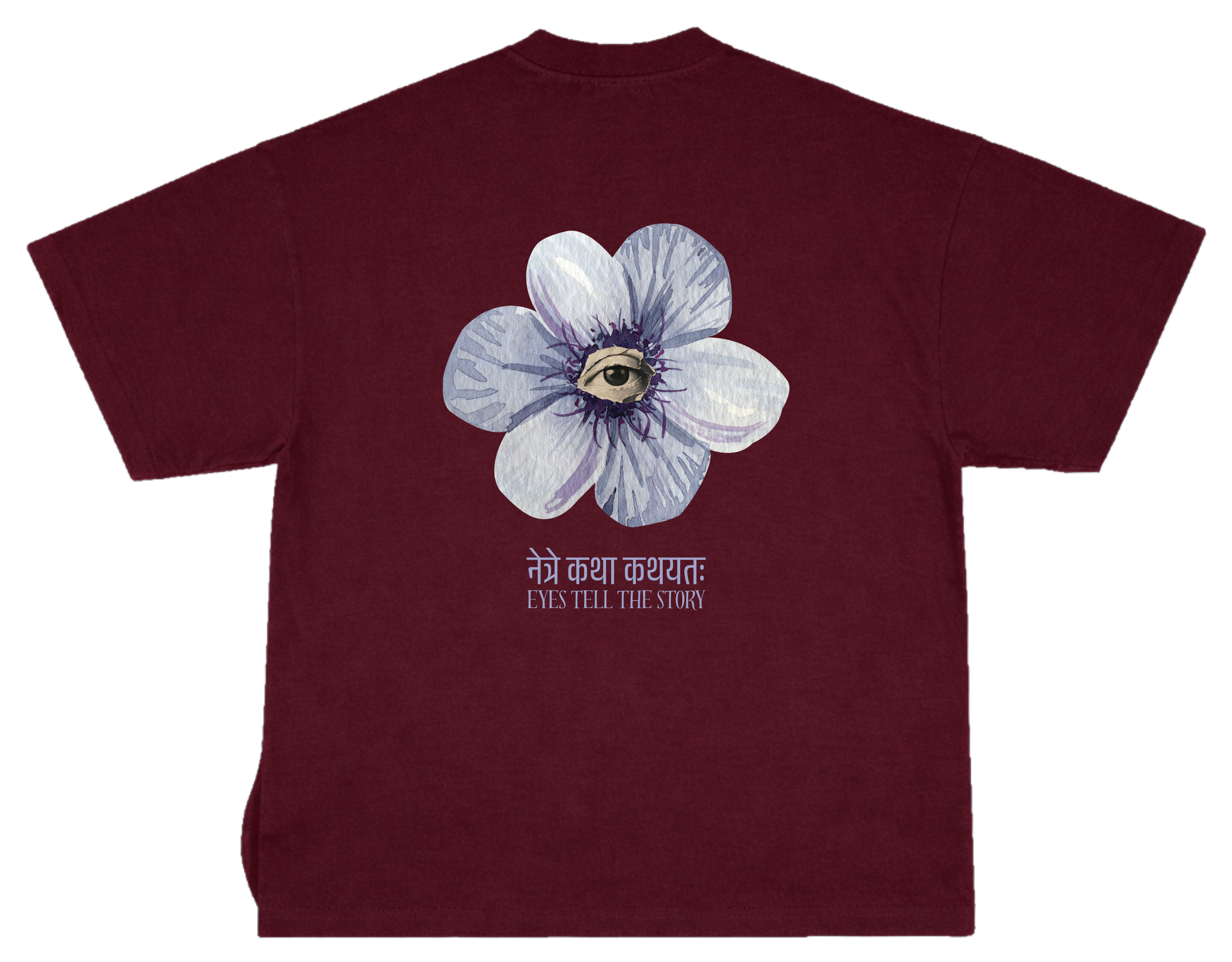 नेत्रे कथा कथयतः – UNISEX OVERSIZED CLASSIC T-SHIRT