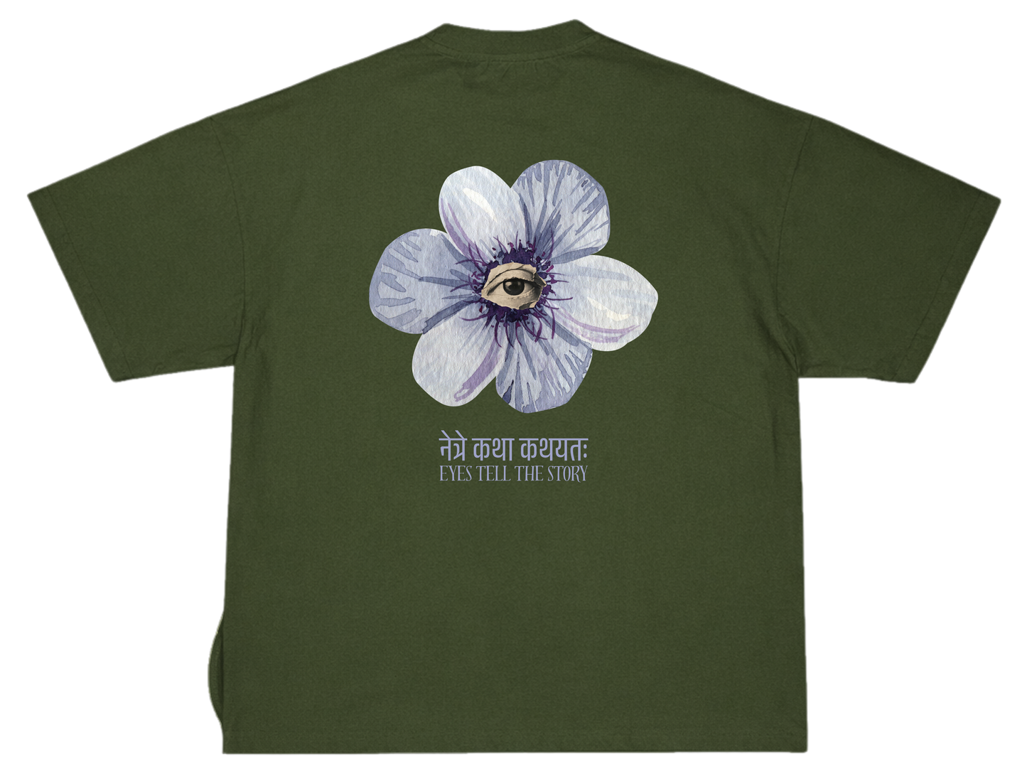 नेत्रे कथा कथयतः – UNISEX OVERSIZED CLASSIC T-SHIRT