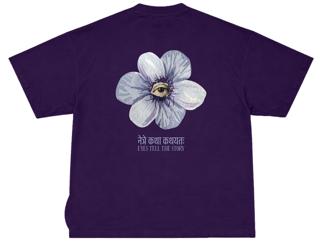 नेत्रे कथा कथयतः – UNISEX OVERSIZED CLASSIC T-SHIRT