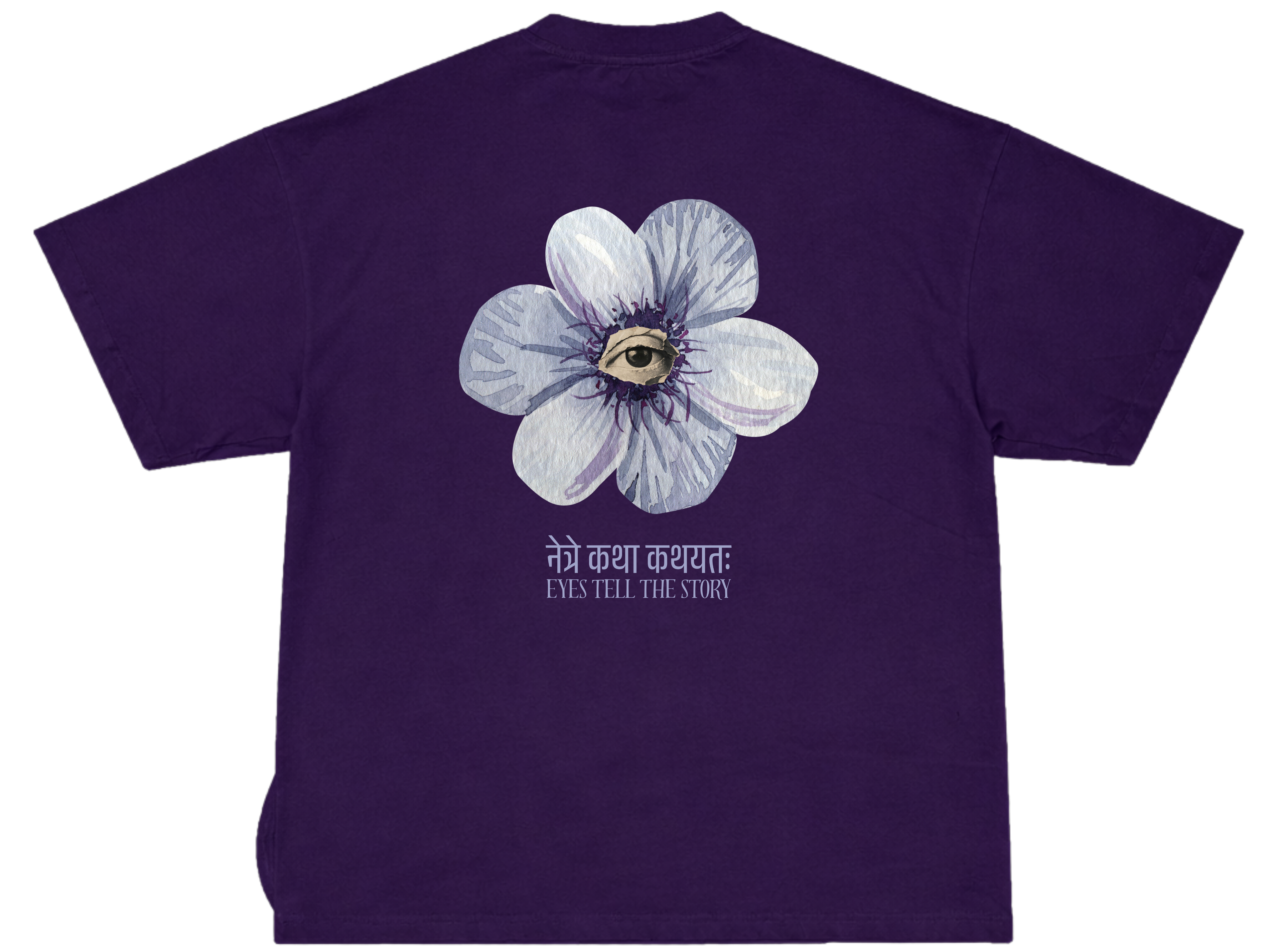 नेत्रे कथा कथयतः – UNISEX OVERSIZED CLASSIC T-SHIRT